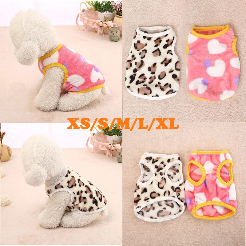 

Pet Velvet Vest Dog Plush Clothes Cute Warm Small And Medium-Sized Dog Autumn Winter Outdoor Products Jersey Perro