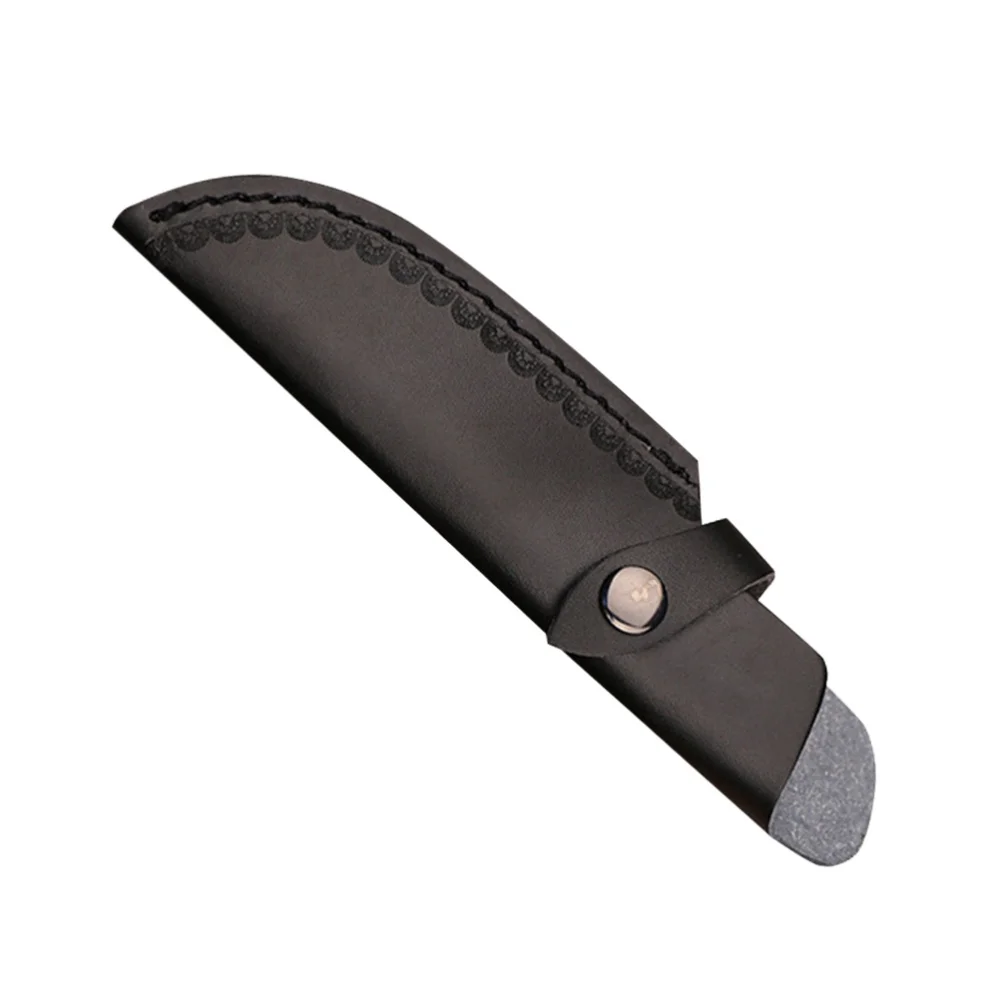 22 см Кожа Защита для ножа Портативный Кухня нож Покрытие оболочки (черный)|Блоки и