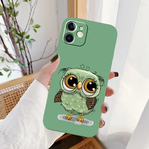 nohon design silicone find x3pro x2 for oppo reno 5 pro plus 4se 6 5g smart lovely owl pattern phone case back cover free global shipping