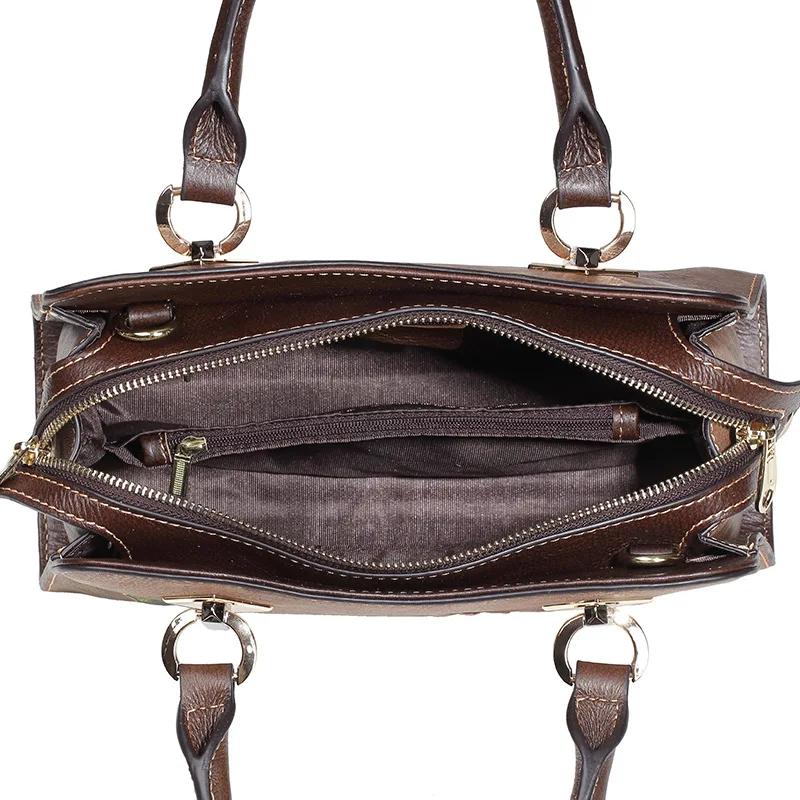 

YourSeason Luxury Handbags Ladies Genuine Leather 2021 Handmade Embossing Female Casual Cowhide Shoulder Crossbody Bags