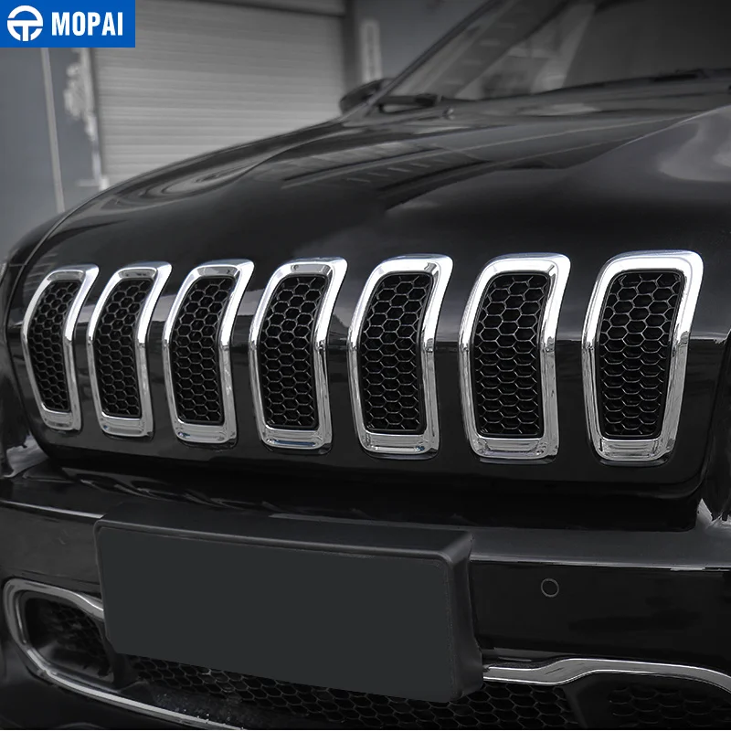 Автомобильная наклейка MOPAI для Jeep Cherokee 2014 2018 передняя решетка радиатора