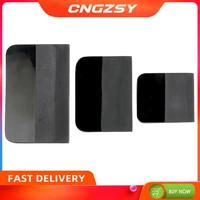 3pcsset black pink green rubber ppf scraper tpu carbon fiber car film install squeegee