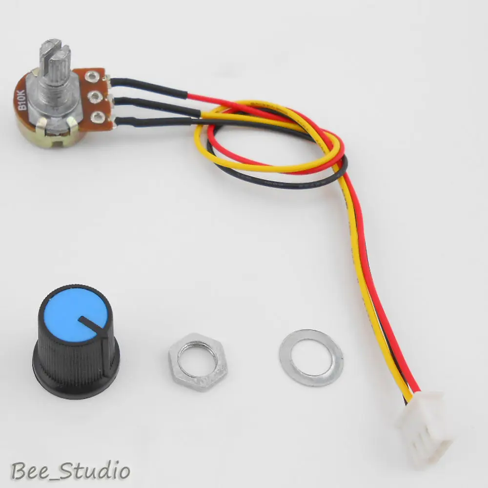 

Портативный линейный конический поворотный потенциометр WH148, 10 кОм, 10 КБ, B10K, 2 шт.