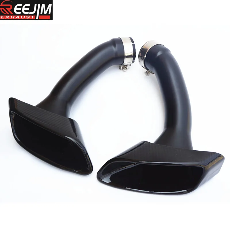 Carbon Fiber Exhaust Tip Muffler Tips suitable for BMW X6 E71 2008-2014 Design Black | Автомобили и мотоциклы
