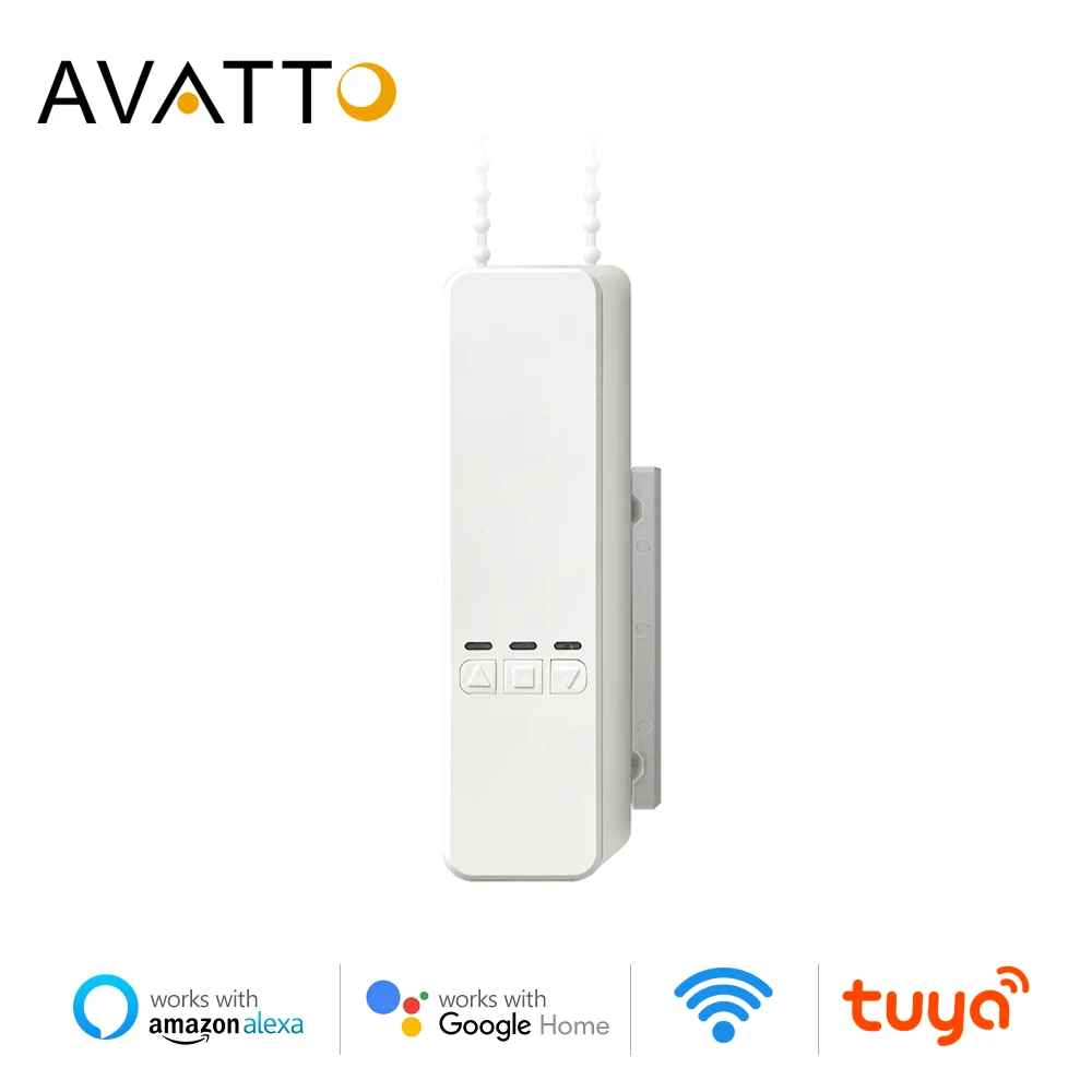 AVATTO умный моторизованный цепные роликовые шторы Tuya Wi Fi пульт дистанционного