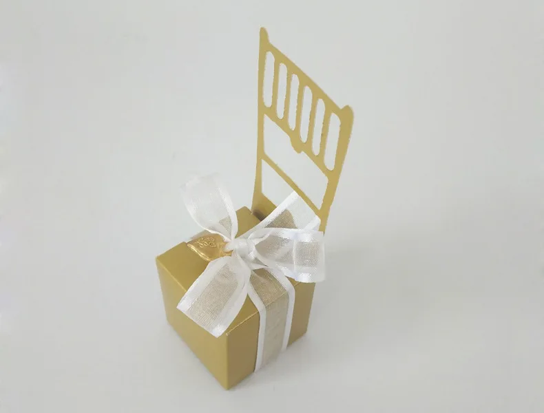 Подарочные коробки в форме стула для свадебных конфет упаковка шоколада
