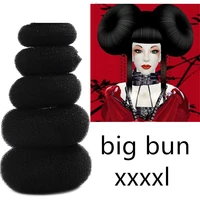 fashion magic hair braider tool bun maker accesories big hair donut bun for women hair styling tools 18cm