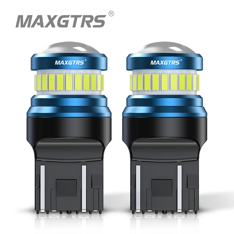 Светодиодная лампа 1157 BAY15D W21/5W BA15D T20 7443 3157 для указателей поворота белый красный