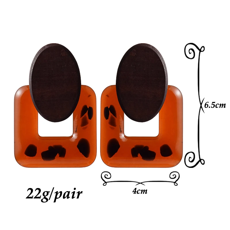 Женские акриловые серьги-подвески геометрический дизайн бижутерия модные