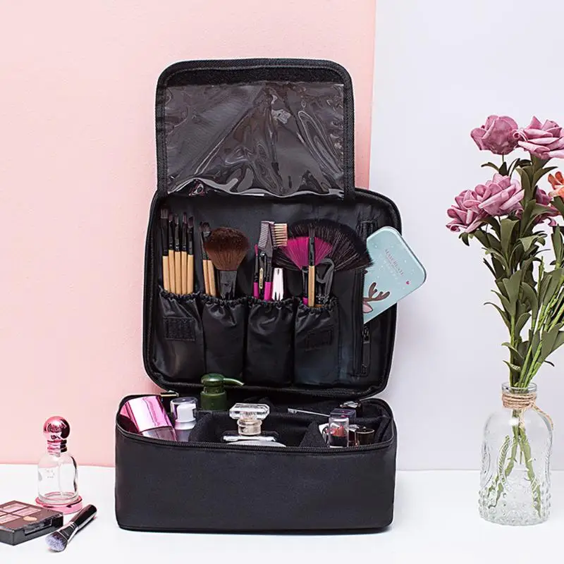 Многофункциональные портативные вместительные сумки для кистей макияжа