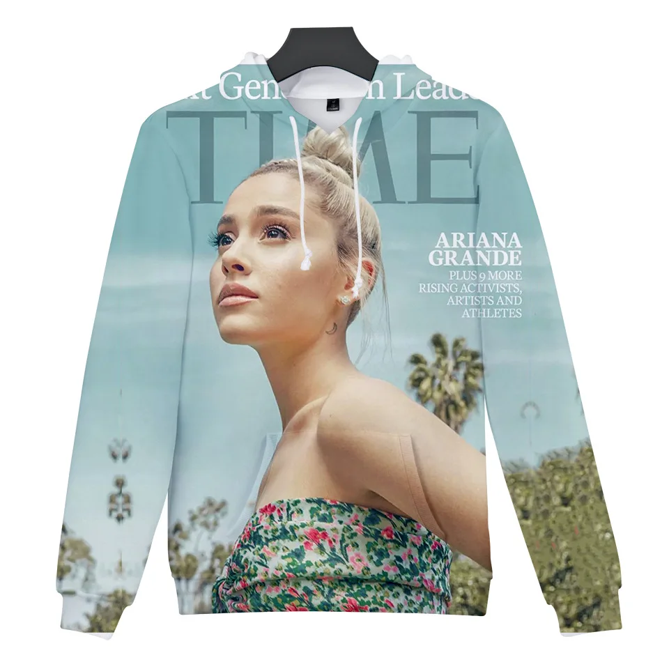 Милые Удобные толстовки Ariana Grande 3D для женщин/мужчин СПАСИБО следующая певица Ариана Гранде 3D Harajuku девушка толстовки