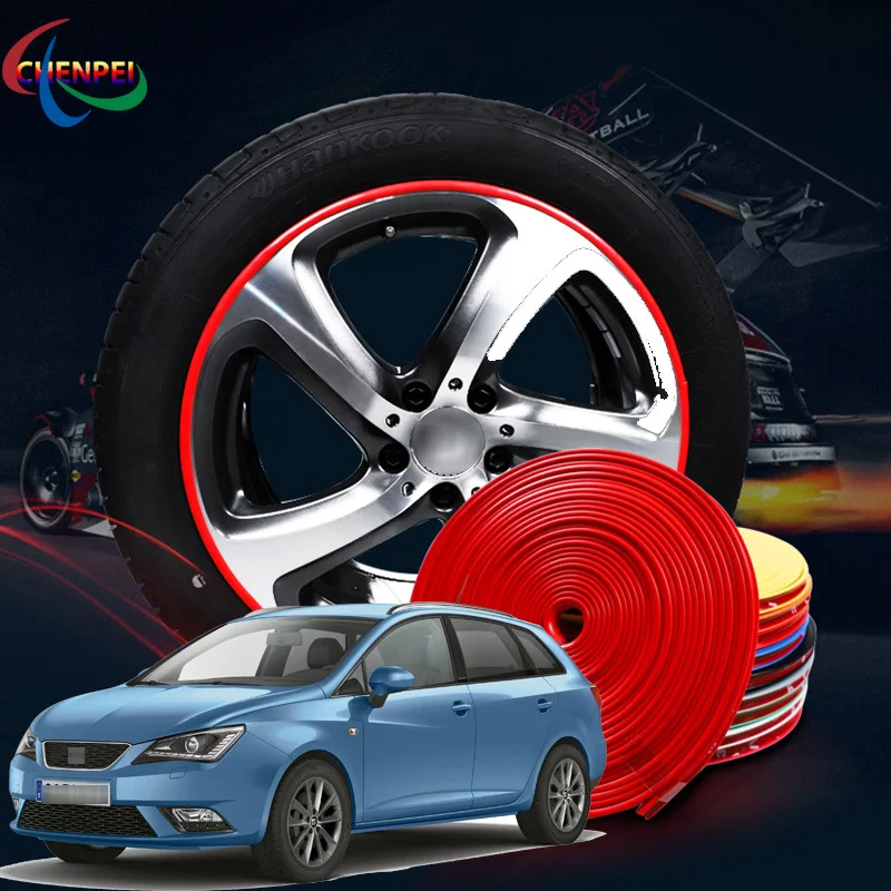 Резиновая наклейка для обода колеса автомобиля серия сидений автомобильная шина
