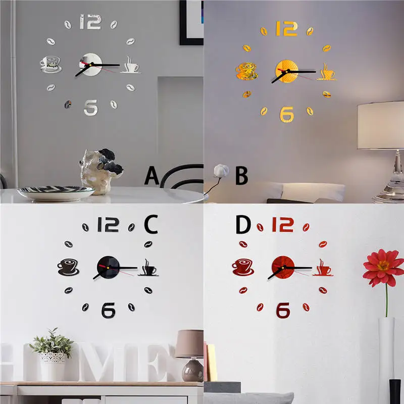 Настенные часы Reloj de pared 2019 изысканные 3D самодельные римские цифры акриловые