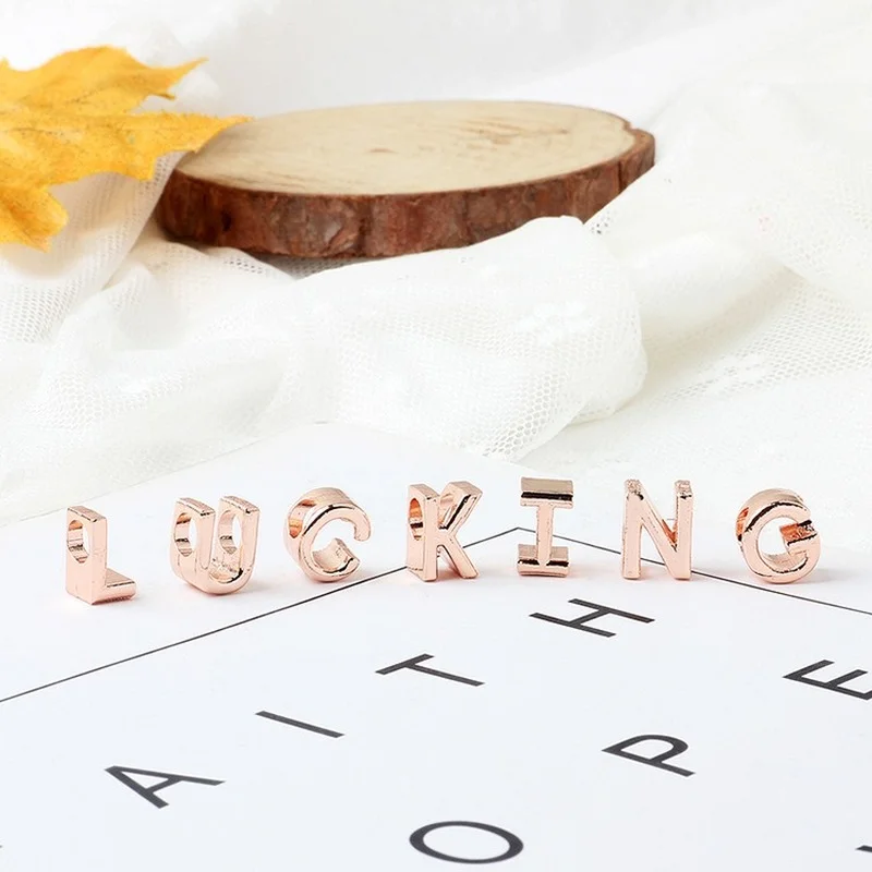 

Gold Color Rhinestone A-Z Alphabet Letters Charm Zinc Alloy Metal Pendants for Jewelry Bracelet Earring Making
