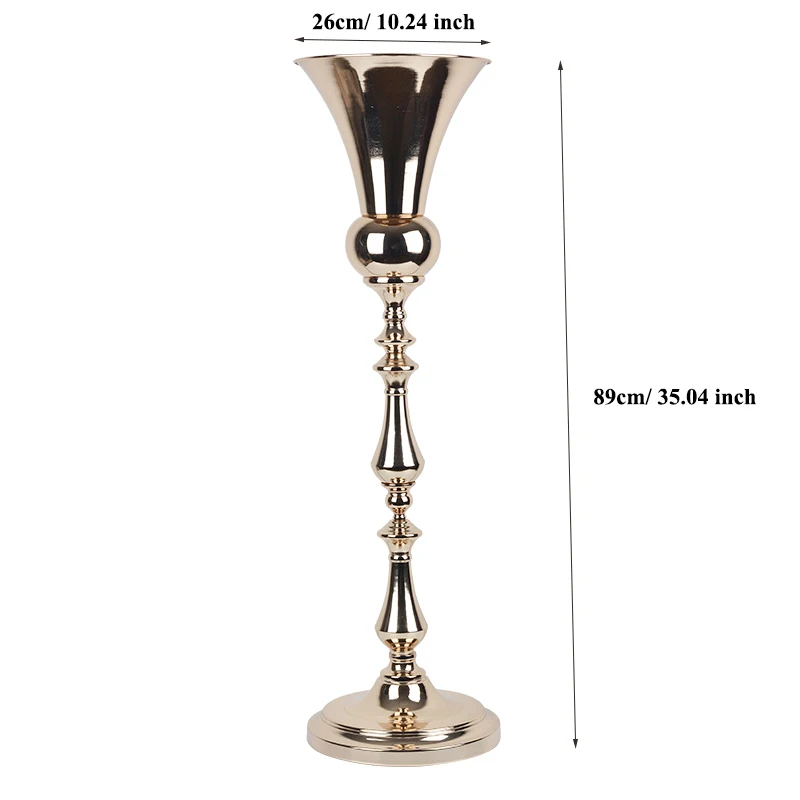 PEANDIM 89 см высокий ваза для цветов Свадебные дороги реквизит вечерние в виде