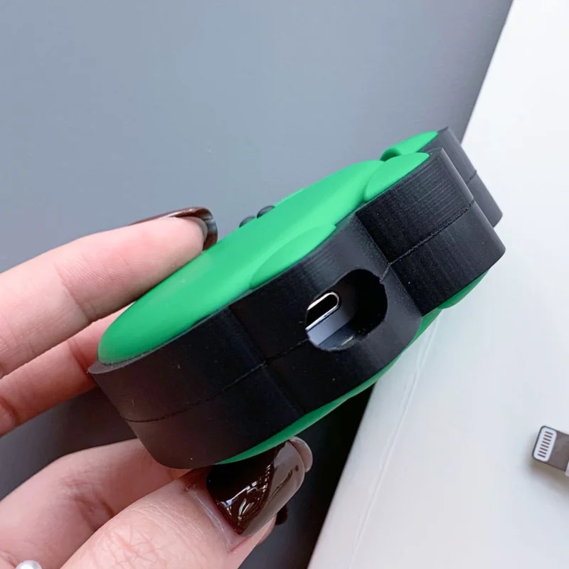 Мультфильм милый маленький динозавр 3D наушники протектор для airpods 2 Чехол для Apple беспроводной Bluetooth гарнитура протектор