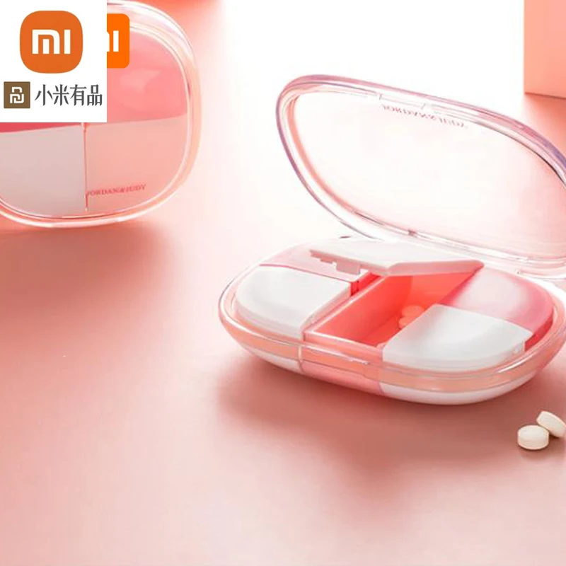 

Маленькая коробка для таблеток xiaomi youpin, портативная женская коробка для таблеток на одну неделю, портативная коробка для таблеток, мини кор...