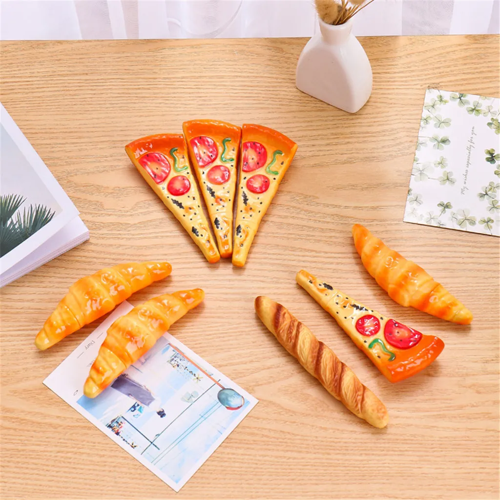 Пищевые шариковые ручки в форме хлеба пиццы гелевая ручка детские Студенческие
