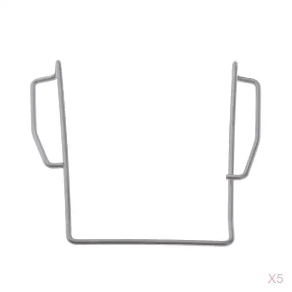 

5Pcs Voice Amplifier Wireless Microphone Waist Pack Iron Sturdy Back Clips