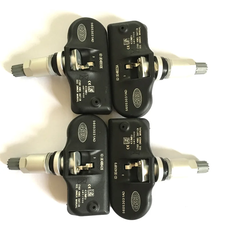 4 шт. датчик давления в шинах 56053031AD 433 МГц TPMS подходит для Chrysler Dodge