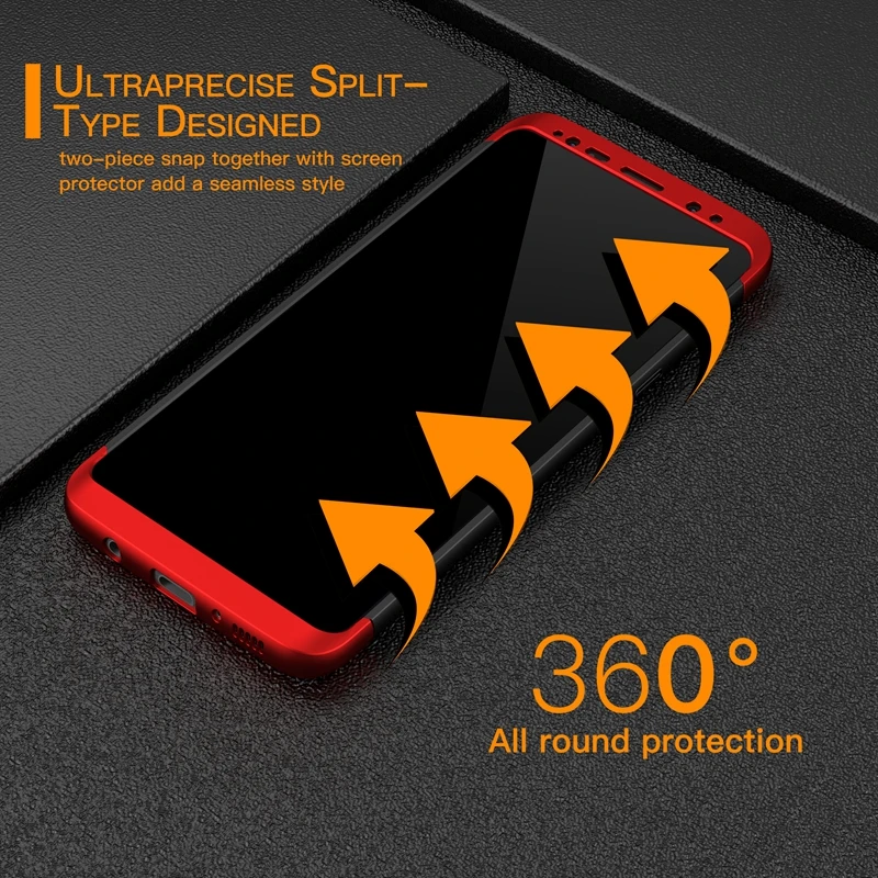 Чехол для Samsung Galaxy Note9 для Samsung Galaxy S10 Plus Note 8 S7 Edge S20 S21 Ultra 360 Hard PC Cover S9 S8 20 on.