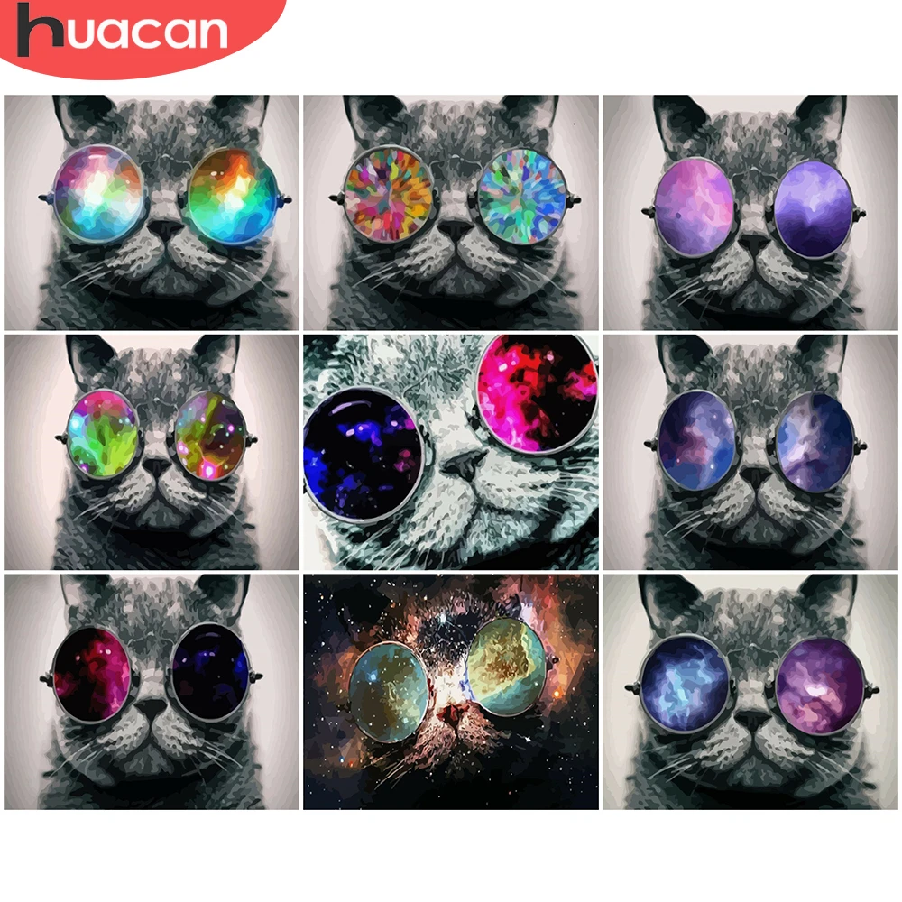 

Набор для рисования по номерам на холсте «Кот»