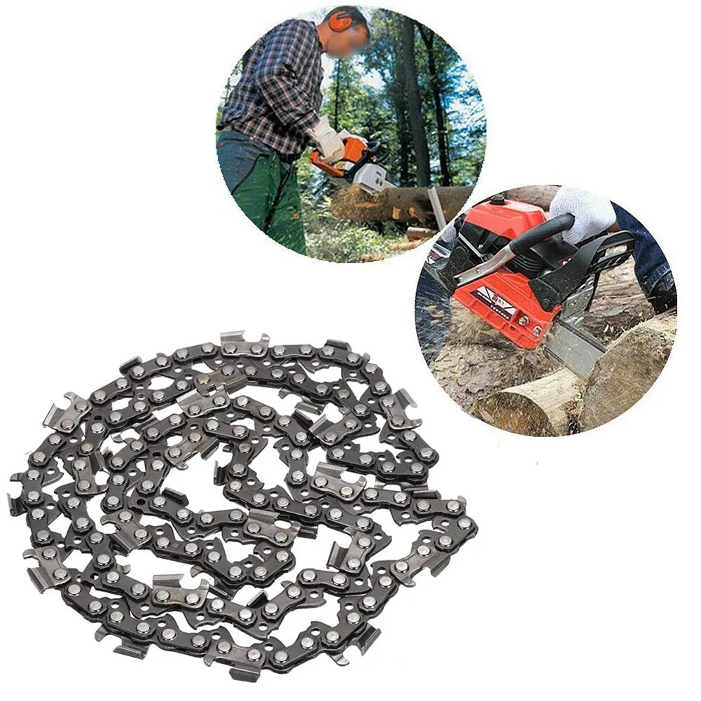 

18"/45cm Chainsaw Saw Chain Blade 3/8" LP 0.058 Gauge 68DL Driver Link Universal Chain Guide Electric Chainsaw Chains