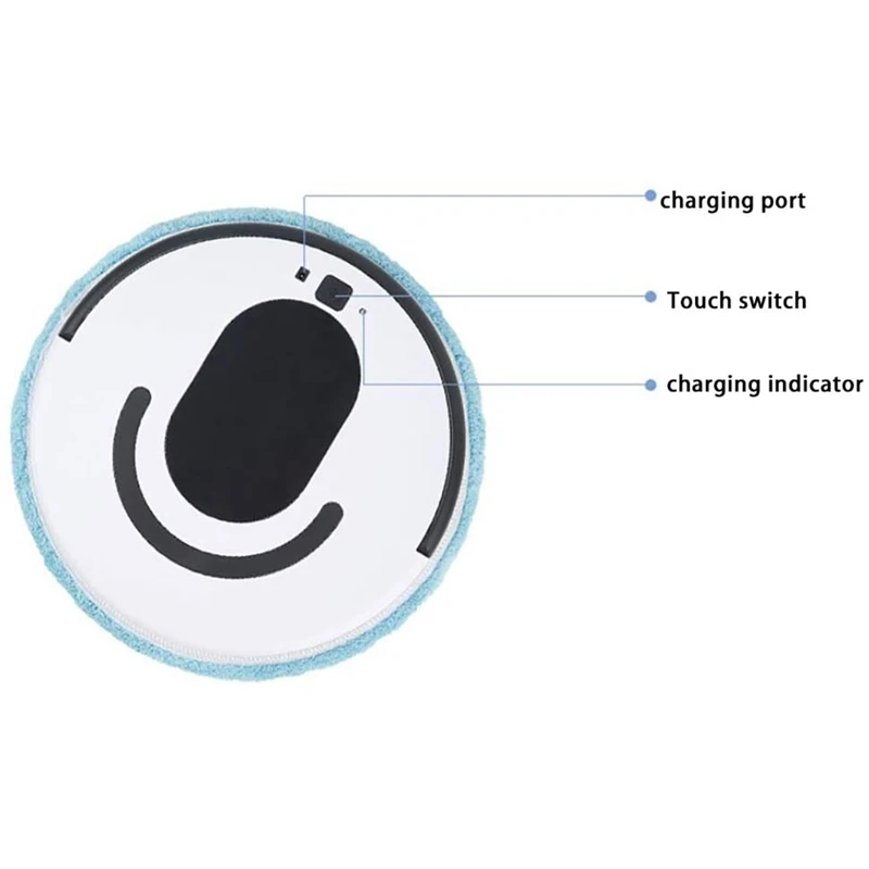

Robot Vacuum, Automatic Floor Sweeper Mop Cleaner Rechargeable Household Auto Sweeper for Hard Floors and Carpets