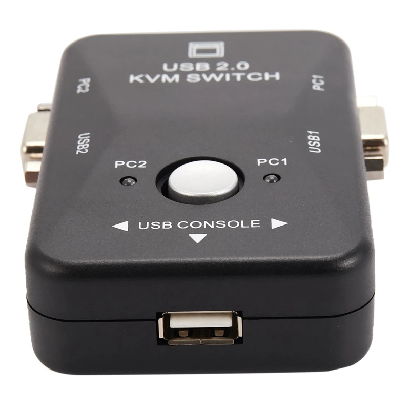 

Usb Kvm Switch Switcher 2 Port Vga Svga Switch Box Usb 2.0 Mouse Keyboard 1920X1440 Switch Box