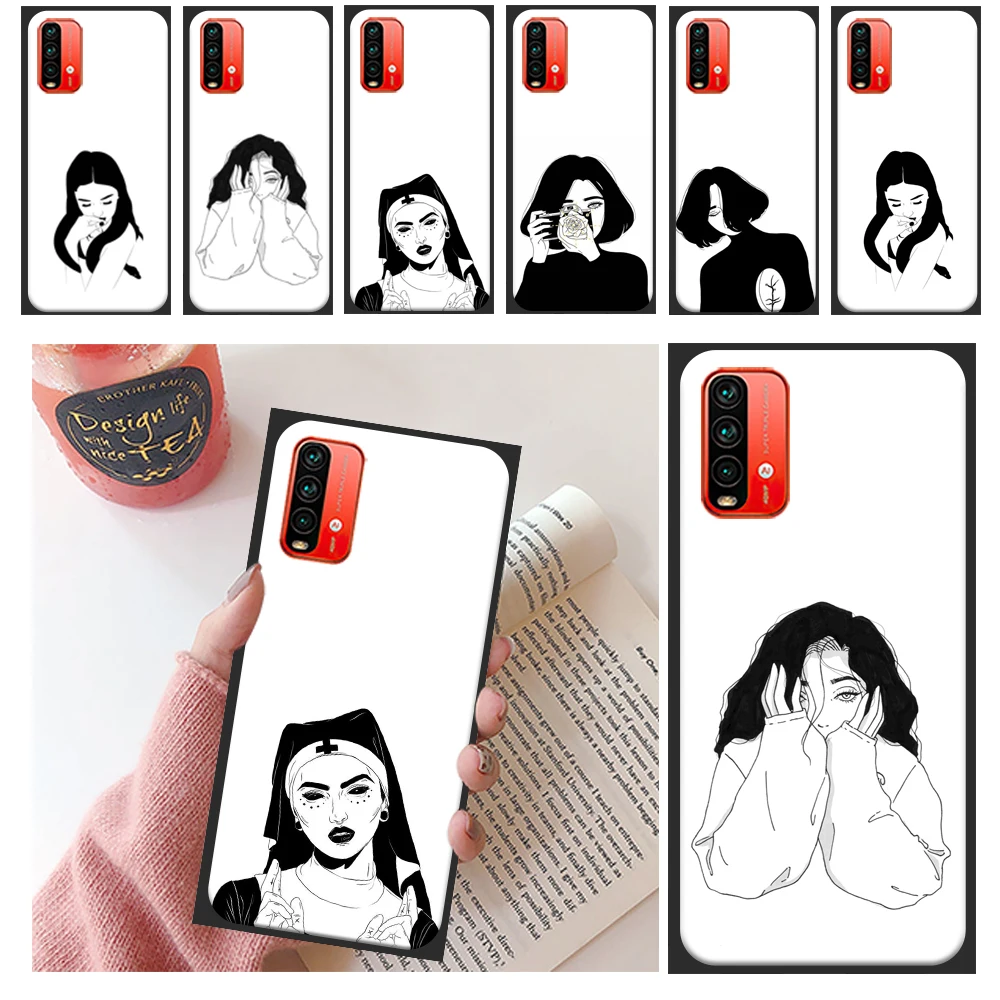 

Simple Style Phone Case For Xiaomi Redmi Note 9 9T 9S Pro MAX 5G Pro Simple Style Cases Carcasa Coque Funda Soft TPU