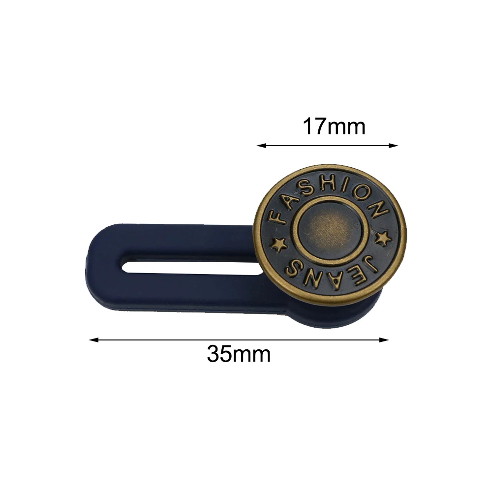 1/5 Pcs Detachable Snap Metal Jeans Buttons Retro Pants Pin for Clothing Extended Button Sewing-Free Perfect Fit Expande Waist | Дом и сад