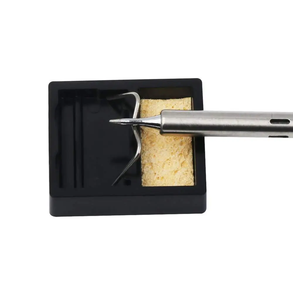 Подставка для электрического паяльника металлическая опорная станция с губка