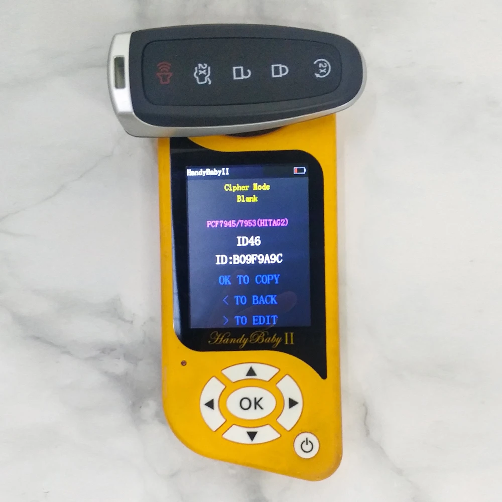 Запасной пульт дистанционного управления KEYECU Smart Prox Key 4/5 кнопочный 315 МГц ID46 чип