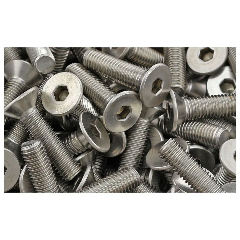 Винт с шестигранной головкой и потайной винт плоской стандартные винты 316 из