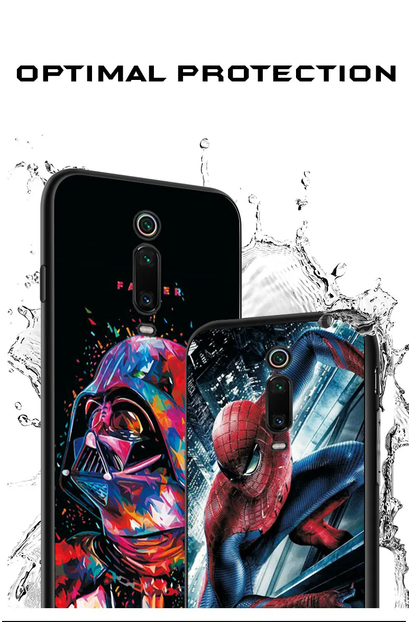 Чехол s для Xiaomi mi 9T чехол Hero Marvel Мягкий ТПУ черный чехол для Xiaomi mi 9T Pro mi 9T mi 8 mi 8SE mi 9 mi 9SE чехол для телефона