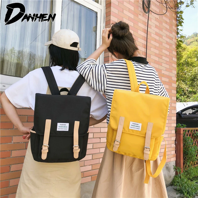 Новые водонепроницаемые нейлоновые школьные сумки женские дорожные рюкзаки для