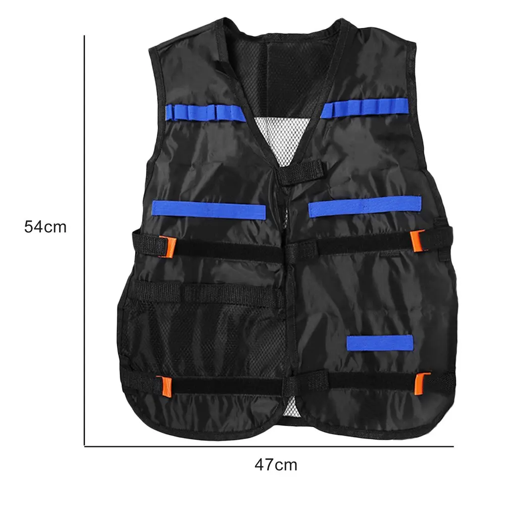 

54*47cm New Outdoor Tactical Adjustable Vest Kit N-strike Elite Games Hunting Vest Black / Colorful Military Green LESHP