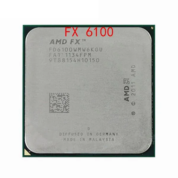 Шестиядерный FX6100 3 ГГц Новый Официальный продукт такой же как на фото | Компьютеры