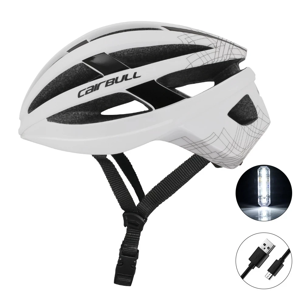 

Cairbull VISTA MTB Cycling Helmet Outdoor Sports Ultralight Mountain Road Bike Riding Helmet With USB charging warning taillight
