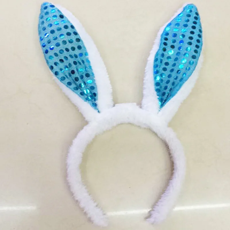 Повязка на голову с длинными светящимися корейскими светодиодными ушками