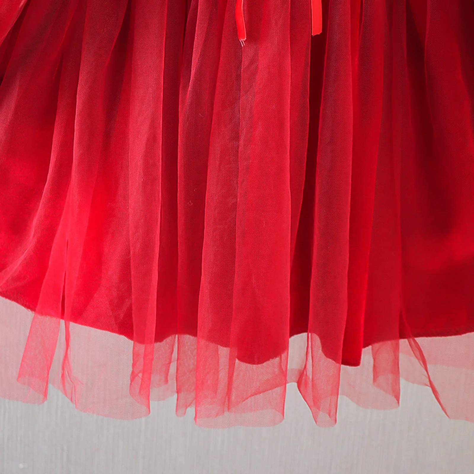 Fashion Kids Girls Dress Velvet Christmas Dresses For Winter Outfits Casual Mesh Tutu Vestidos Toddler Girl | Детская одежда и