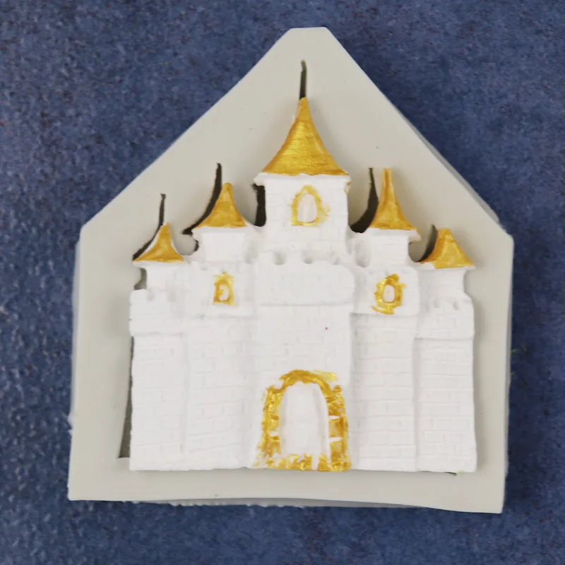 3D формы инструменты для украшения тортов из мастики ремесло моделирования замок
