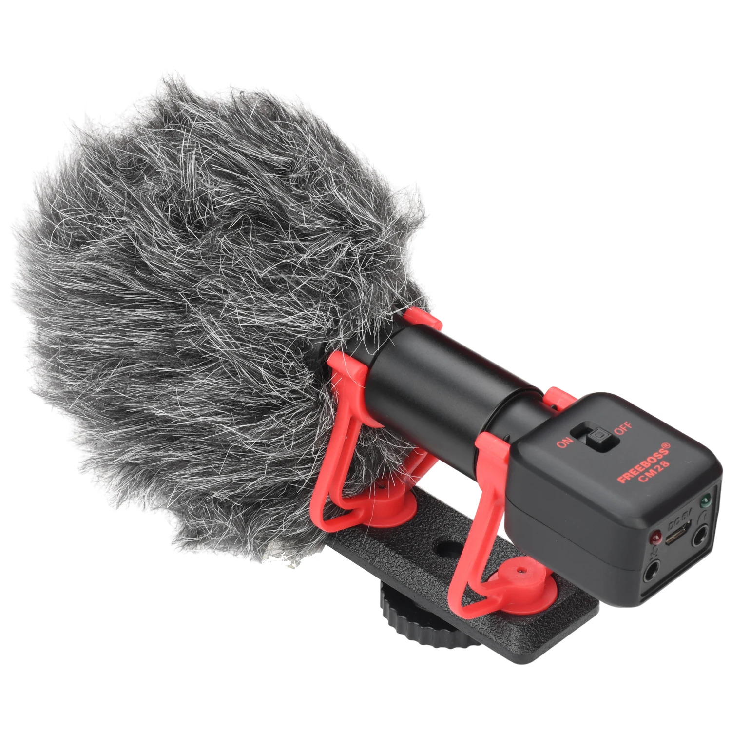 Портативный смартфон Freeboss CM28 3 5 мм меховой разъем Vlog интервью DSLR камера для
