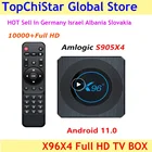 2021 X96 X4 Amlogic S905X4 Gen full HD Android 11 ТВ-приставка 4 Гб 64 Гб сверхстабильная в Германии Израиль Албания Смарт ТВ-приставка медиаплеер