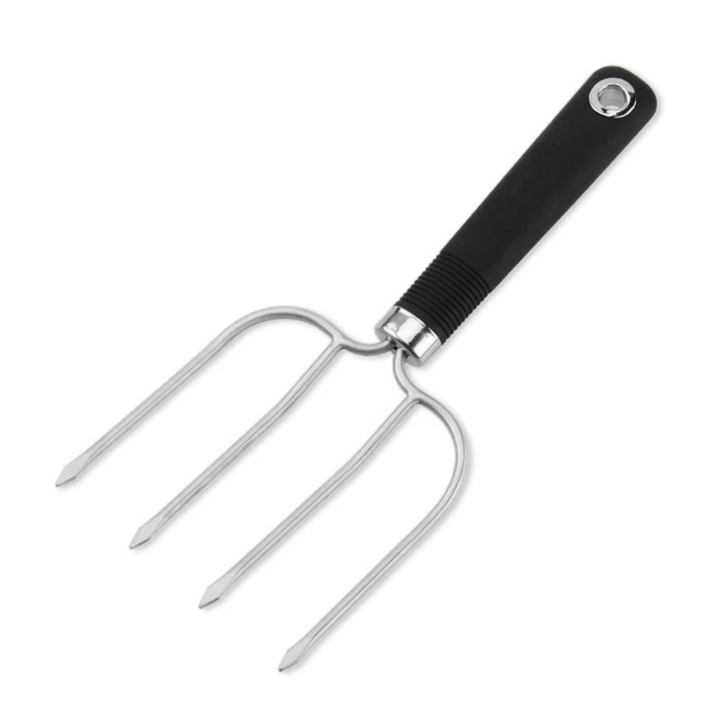 Turkey Lifter Forks Stainless Steel Turkey and Poultry Rotisserie Forks Lifters Turkey Claws Carving Fork Camping Cooking Tools