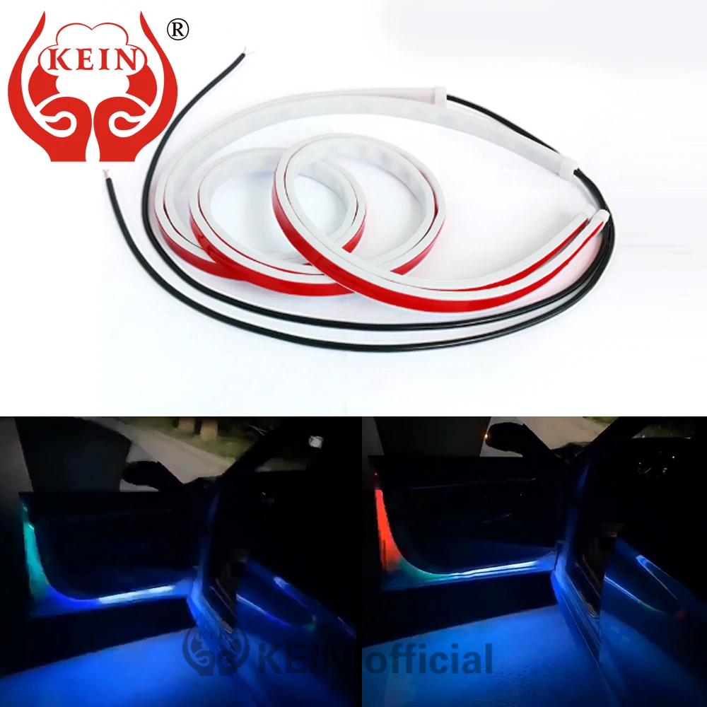 KEIN 2 шт. RGB двери автомобиля Предупреждение светильник симфония стробоскоп