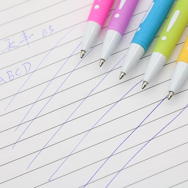 4 шт. шариковая ручка карамельного цвета с эффектом пуш клакмации|ballpoint pen|good ballpoint