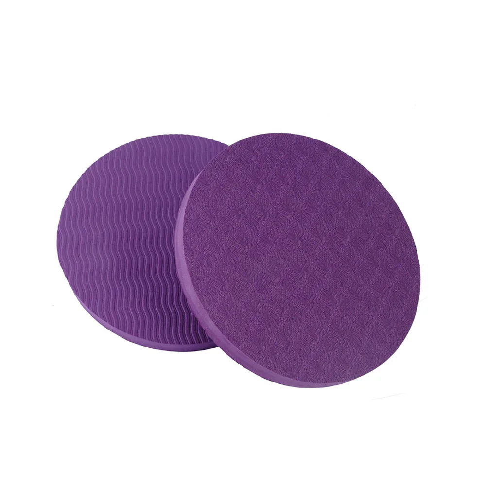 

1 Pair TPE Portable Plank Workout Round Knee Pad Yoga Mats Fitness Sports Protective Anti-slip Cushion Disc Bodybuilding