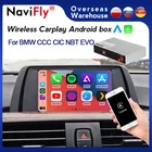 Беспроводная коробка NaviFly Carplay Android Auto AI для BMW F02 F07 F10 F20 F21 F30 F34 E60 E70 E81 E84 E90 X1 X3 X5 X6 CCC CIC NBT EVO