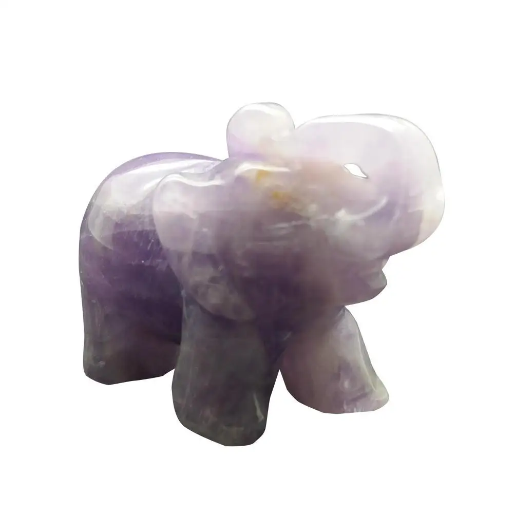 Домашний декор статуэтка слона Карманный точильный камень резная статуя